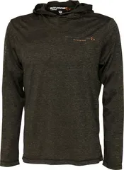 Savage Gear Fighter Stretch Hoodie XL Burnt Olive Melange