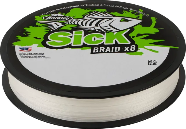 Berkley Sick Braid Fishing Line 0.19mm 18kg 300m White