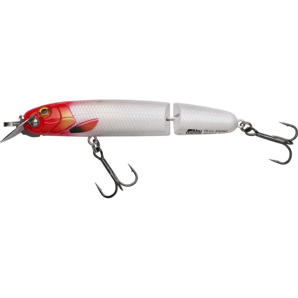 Abu Garcia Beast Hi-Lo Jointed Sinking Wobbler 9cm 12g Red Head