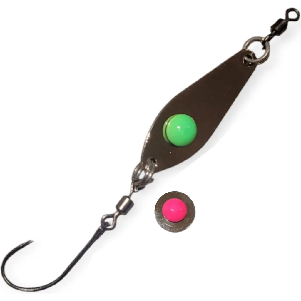 Troutwerk Spoon 3.1cm 2.4g Silber Pink Grün