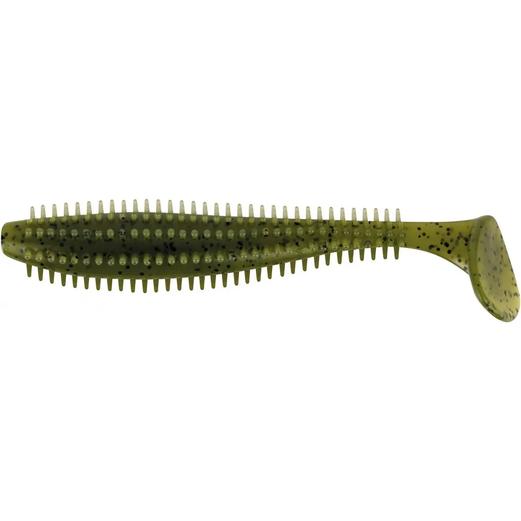 Fox Rage Spikey Shad 9cm Green Pumpkin