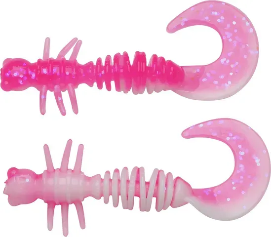 Berkley PowerBait Power Curly 4cm Pink/White