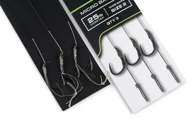 Fox Carp Ready Rigs Wide Gape 2 11.3kg 3pcs