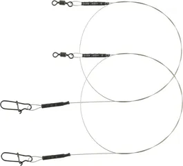 Spro Matt Black Leader 1x19 20cm 6.8kg 0.3mm