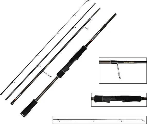 Savage Gear Hitch Hiker Spinning Rod 4pc 30–70g 145g 213cm