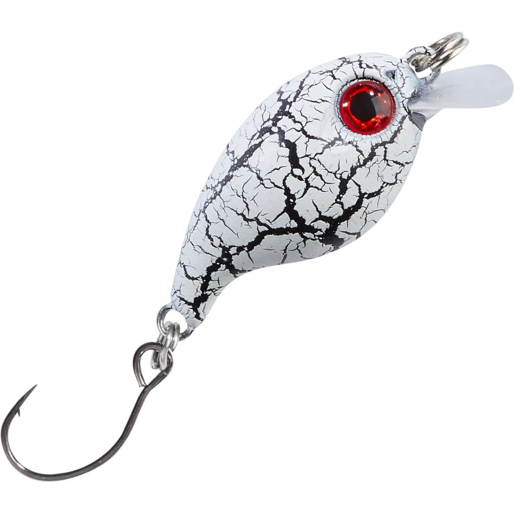 Balzer Trout Attack Crank Wobbler Thunder 3cm 2g Schwarz-Weiß