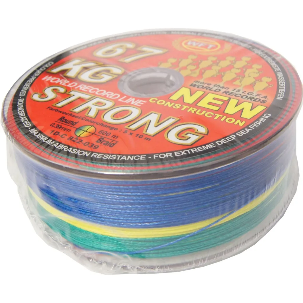 WFT KG STRONG Geflochtene Schnur 0.39mm 67kg Multicolor