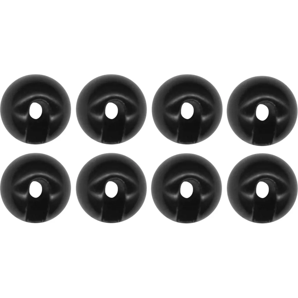FTM Tungsten Perle Omura geschlitzt #2,8mm Schwarz 8er