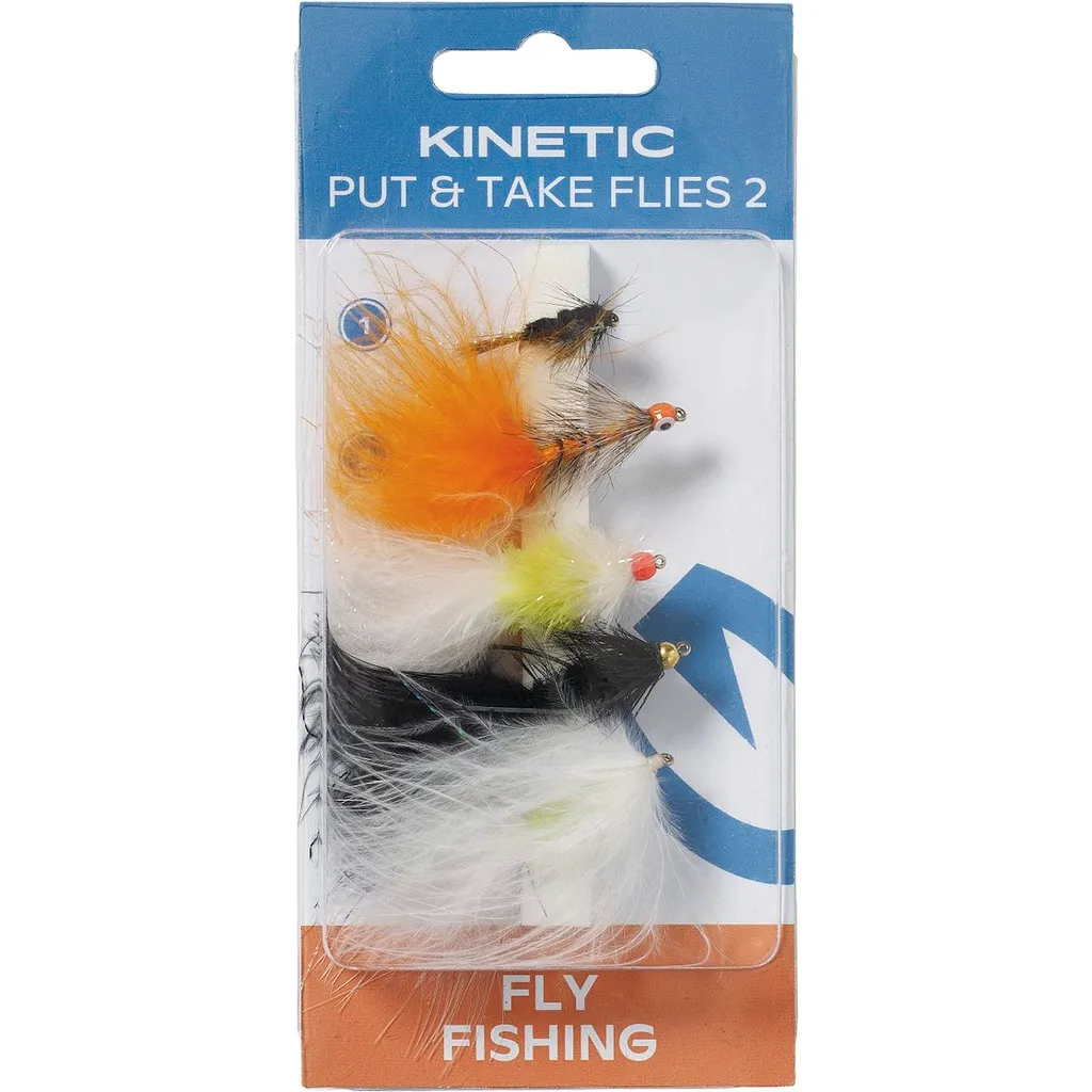 Kinetic Put N' Take Flies Köder-Set 2 5PCS MIX