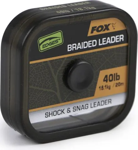 Fox Edges Naturals Braided Leader 20m 18.1kg Dyneema