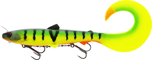 Westin Bullteez Curltail Inline 33cm 230g Sinking Tiger Perch