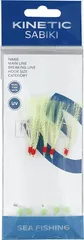 Kinetic Sabiki Nordic Mackerel Ready-Made Rig #1/0 130cm Chartreuse Crystal Flash