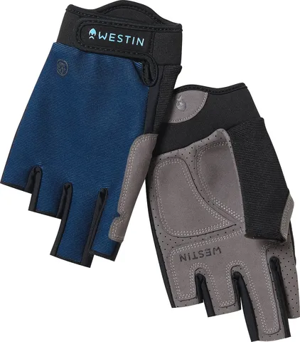 Westin Drip Upf Half Finger Glove XL Petrol Blue