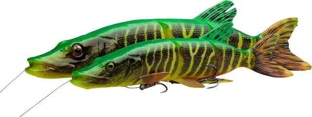 Savage Gear 4D Line Thru Pike Swimbait 25cm 105g Slow sinking Striped Pike