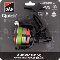 DAM Quick Nova X Spinnrolle 4000FD 5.2:1