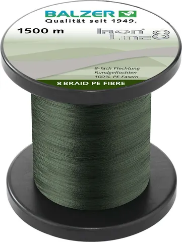 Balzer Iron Line 8 Braided Line 0.18mm 12.7kg Green