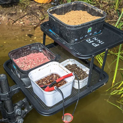 Preston Offbox Double Decker Side Tray Large Ventalite/Aluminum