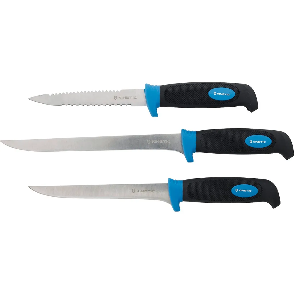 Kinetic SS Messer G190 4-teilig Schwarz/Blau
