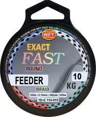 WFT Fast Feeder Black Exact Braided Line 0.1mm 10kg 220m