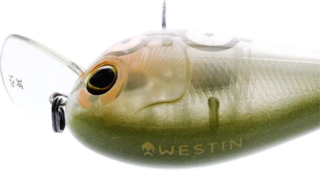 Westin BassBite 1.5 Squarebill Crankbait 6cm 13g Clear Olive