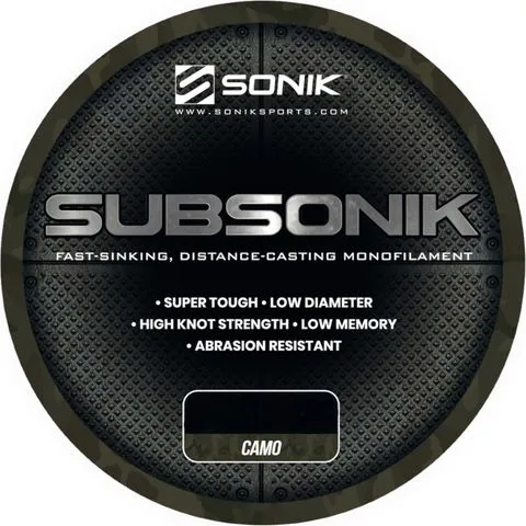 Sonik Subsonik Monofilament-Schnur 1200m 0.41mm 11.34kg Camo