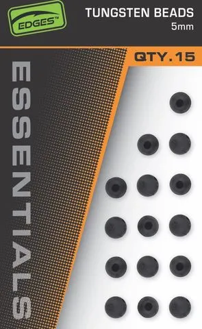 Fox Edges 5mm 15pcs Beads Tungsten