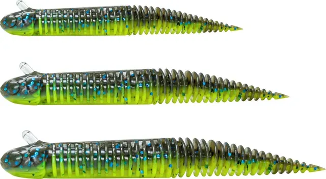Savage Gear Ned Dragon Tail Slug 8.8cm 4g Chartreuse Pumpkin
