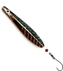 Troutwerk ParaLAXX Blinker 10g Schwarz/Kupfer/Grün Glitter