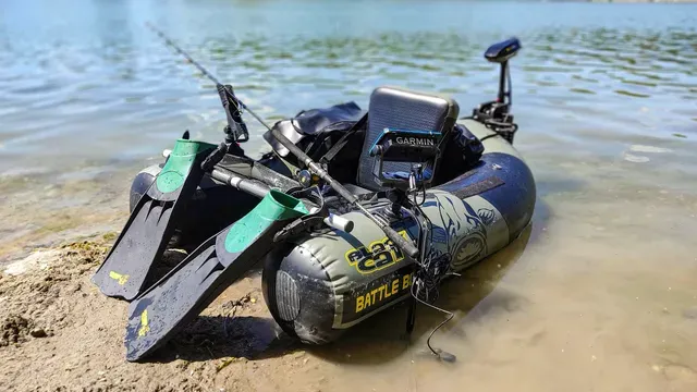 Black Cat Battle Boat Belly Boat 170cm PVC