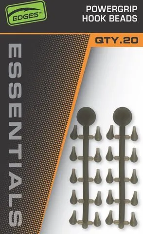 Fox Edges Naturals PowerGrip Hook Beads 20pcs Dark Green