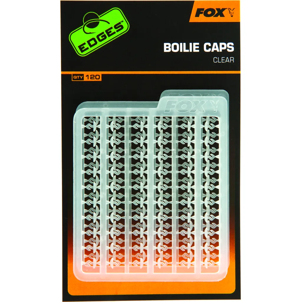 Fox Edges Boilie Caps Rig-Zubehör Clear 120Stk