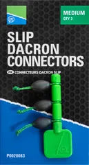 Preston Slip Dacron Connector #Medium