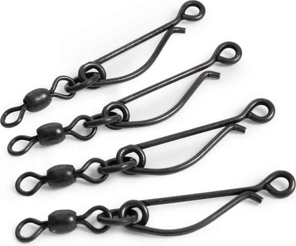 Black Cat Pellet Pro Mega Lead Clips 8cm Steel/Rubber