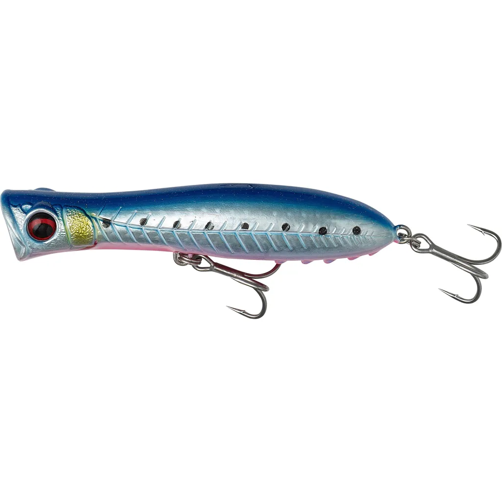 Savage Gear Gravity Popper Oberflächenköder 9cm 13.5g White Glow