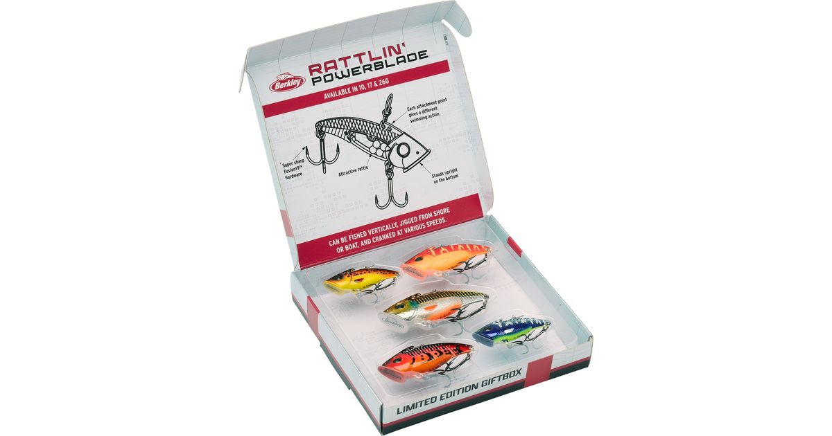 Berkley Rattling PowerBlade Lure Kit Gift Box Limited Edition 5pc