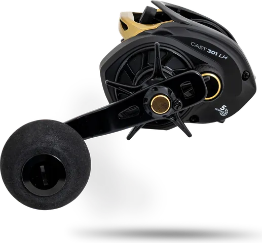 Black Cat Cast Baitcasting Reel 301 5.2:1 320g 12kg 66cm LH