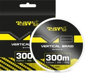 Black Cat V8-Line 0.32mm 25kg 300m Green/Yellow