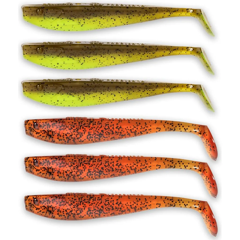 Quantum Q-Paddler Power Packs Gummifische 8cm 6Stk. Pumpkinseed Chart. Original Appleseed