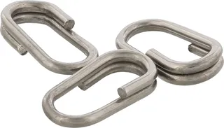 Westin Oval Splitting Spaltringe Ø8mm 10pcs Black Nickel