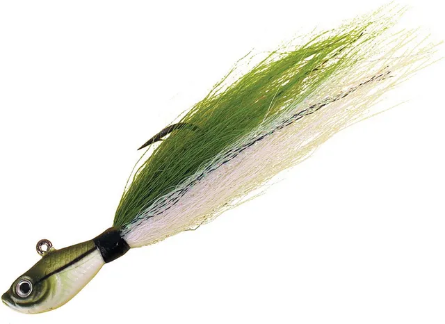 Spro Bucktail Jig 57g Sand Eel Green Single Hook Shaped Head
