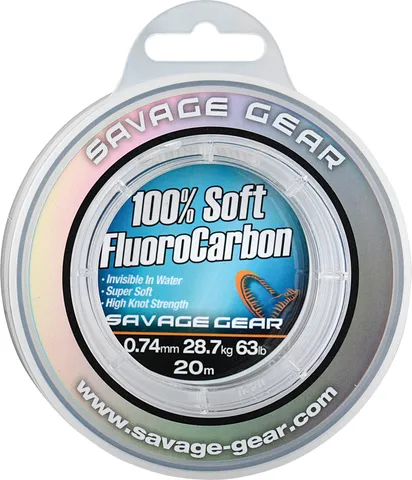 Savage Gear Soft FC Fluorcarbon-Schnur 0.36mm 8.4kg 40m