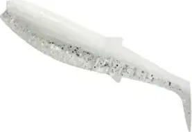 Savage Gear Cannibal Shad 6.8cm 3g White Flash