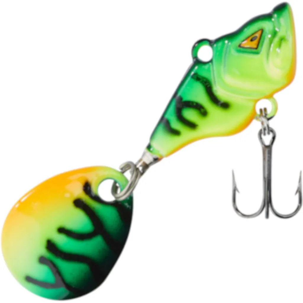 Balzer Shirasu Colonel Spin Buddy Evil Eye Spin tails 2,5cm 8g Fire Shark