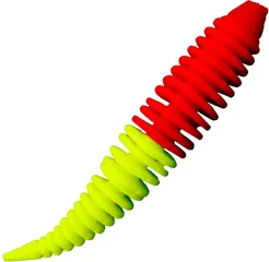 FTM Omura Baits Hero Banane Gummiköder 4cm Neon Rot-Hellgrün