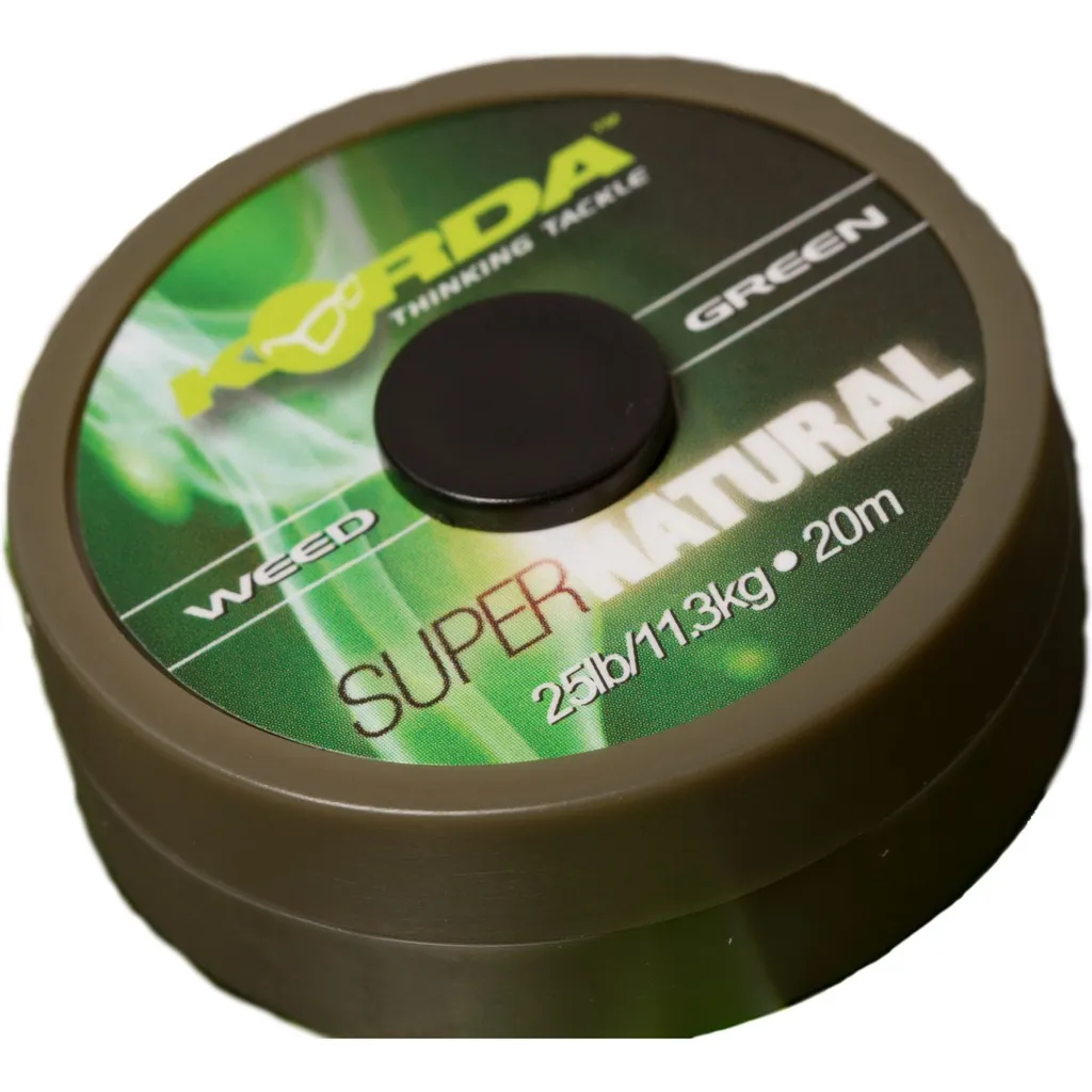 Korda Super Natural Vorfach und Zubehör 20m 11.3kg Weed