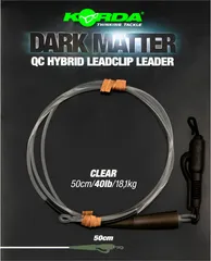 Korda Dark Matter Leader 50cm 40lb Clear