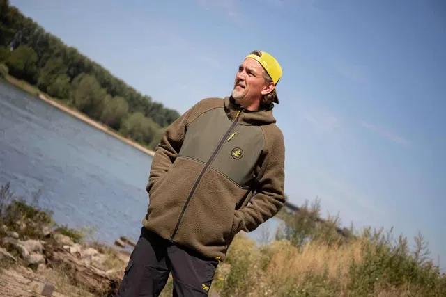 Black Cat Polar Fleece Hoodie L