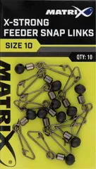 Matrix X-Strong Feeder Snap Links 10 10pcs
