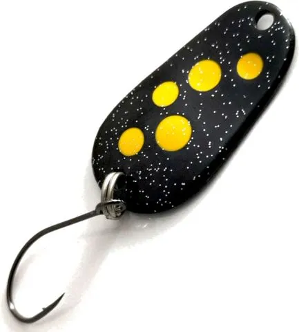 Troutwerk Spoon 3g 2.8cm Black/Yellow Dots