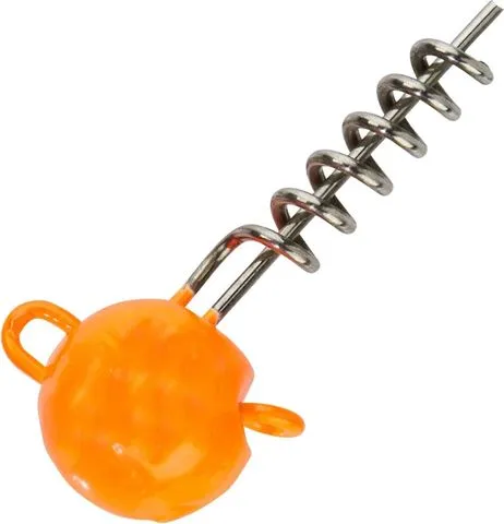 Balzer UV-aktive Screw in Jigheads 5g Orange